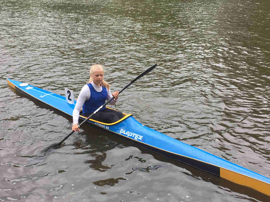 Emma Krüger im K1
