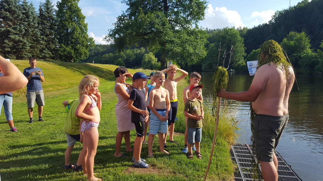 Neptun hielt seine Rede 