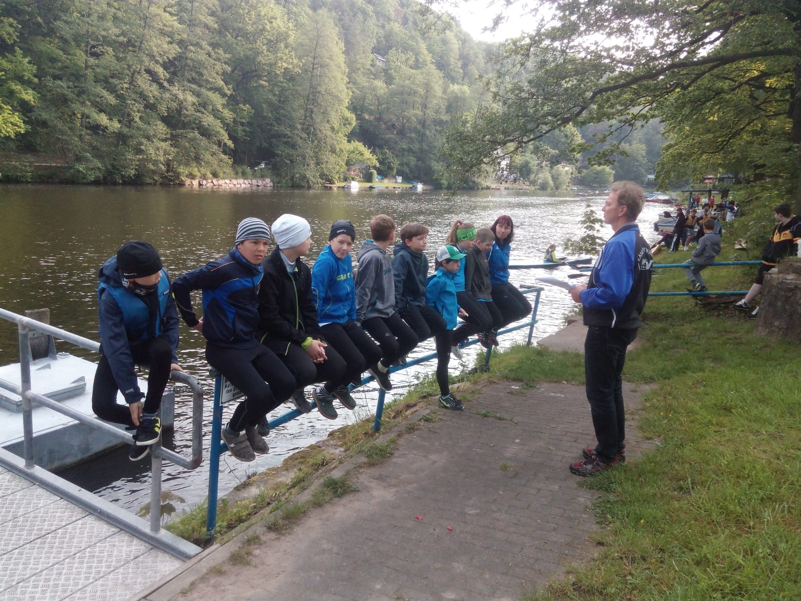 Schüler B, Teambesprechung 