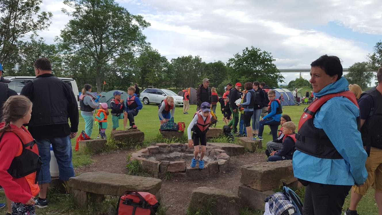 Start vor Paddeltour