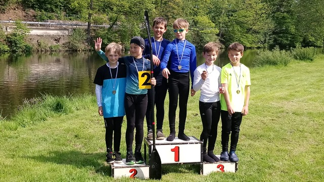 Nicolas Walkowsky, Ben Voigt, Henry Mehnert, Jakob Wagner, Levin Meißner ( links nach rechts)