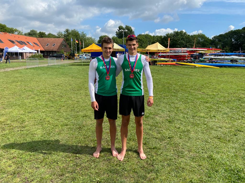 Siegerehrung K2 1000m